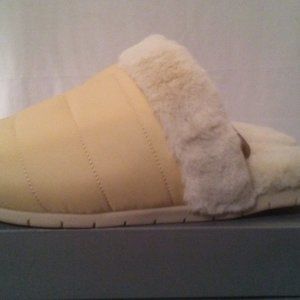 VIONIC Belge Josephine Faux Fur Slippers - Size 9.5M Women